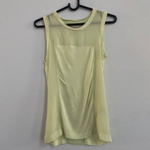 🦋 3/$15 H&M light mint green sheer sleeveless top